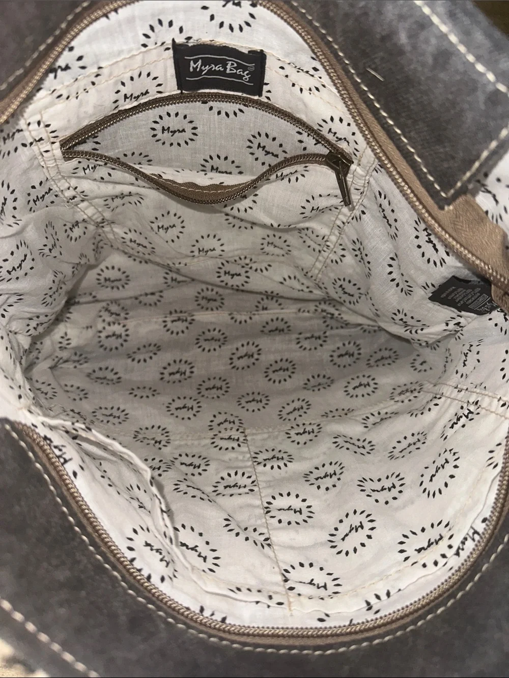Myra Bag Bling Canvas & Hairon Shoulder Crossbody Bag